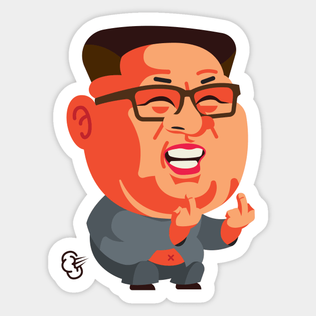 Kim is mad! Sticker by Kaexi